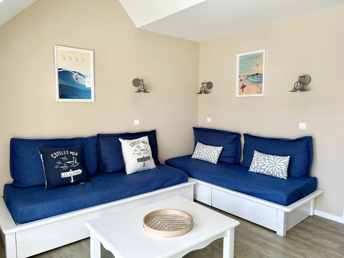 Appartement En Duplex Front De Mer, Cap Coz Fouesnant Zewnętrze zdjęcie